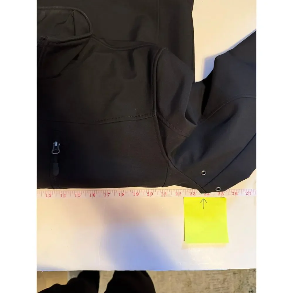 G.H. Bass & Co. Black Softshell Jacket Men’s Large | Outdoor Lightweight minimal